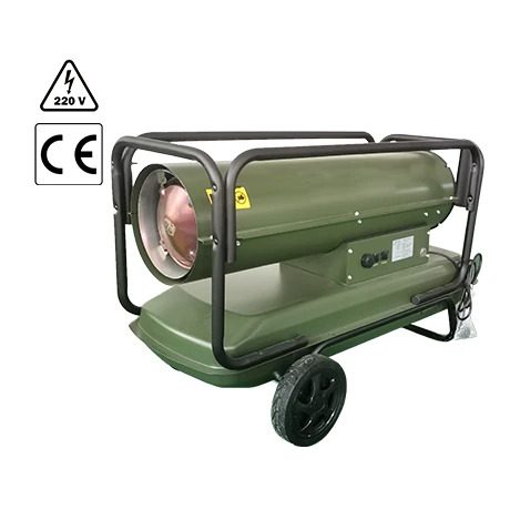 30 kW mazotlu sera ısıtıcısı - tekerlekli, CE belgeli dizel ısıtıcı